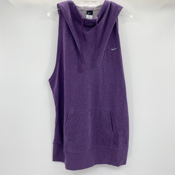 Nike Women's Sleeveless Racerback Hoodie Sweatshirt - Picture 1 of 7